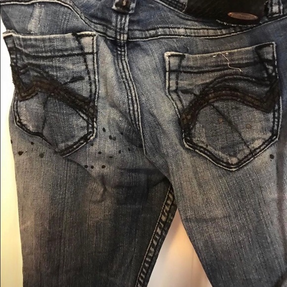 Distressed Dollhouse branded jeans - Picture 2 of 3